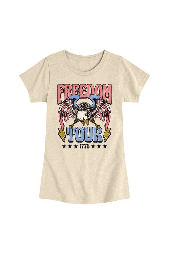 - Freedom Tour 1776 Fitted Short Sleeve Graphic T-Shirt