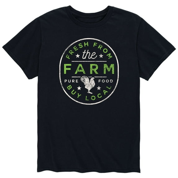 Instant Message - Fresh From the Farm Buy Local - Men's Short Sleeve Graphic T-shirt
