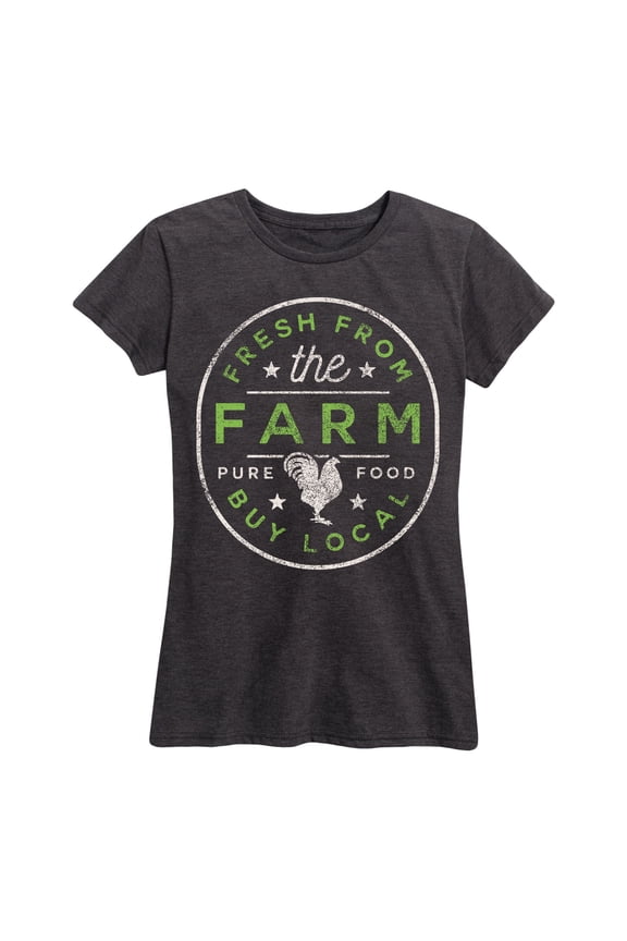 - Fresh From the Farm Buy Local - Women's Short Sleeve Graphic T-shirt