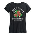thumbnail image 1 of Instant Message - Fresh Picked Strawberries - Women's Short Sleeve Graphic T-Shirt, 1 of 5