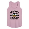 thumbnail image 1 of Instant Message - Freshly Brewed Pot Get Sh-t Done - Women's Racerback Tank Top, 1 of 6