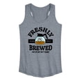 thumbnail image 1 of Instant Message - Freshly Brewed Pot Get Sh-t Done - Women's Racerback Tank Top, 1 of 6