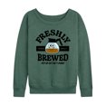 thumbnail image 1 of Instant Message - Freshly Brewed Pot Get Sh-t Done-t - Women's Lightweight French Terry Long Sleeve Shirt, 1 of 6