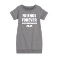 thumbnail image 1 of Instant Message - Friends Forever And Ever  - Girls Ss Fleece Dress, 1 of 6