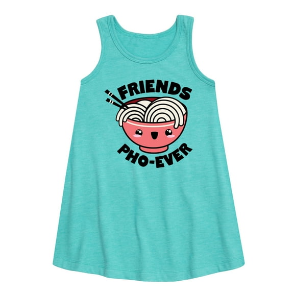 Instant Message - Friends Pho Ever 1 - Girls Aline Dress