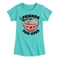thumbnail image 1 of Instant Message - Friends Pho Ever 1 - Girls Fitted Short Sleeve Tee, 1 of 6