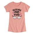 thumbnail image 1 of Instant Message - Friends Phoever - Girls Toddler And Youth Short Sleeve Graphic T-Shirt, 1 of 6