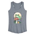 thumbnail image 1 of Instant Message - Frog And Mushrooms - Women's Racerback Tank Top, 1 of 6
