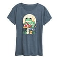 thumbnail image 1 of Instant Message - Frog And Mushrooms - Women's Short Sleeve Graphic T-Shirt, 1 of 6