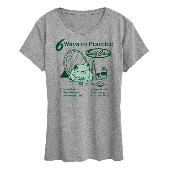 Instant Message - Frog Self Care  - Women's Short Sleeve Graphic T-Shirt