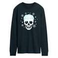 thumbnail image 1 of Instant Message - Frozen Skull - Men's Long Sleeve Graphic T-Shirt, 1 of 5