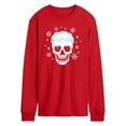 thumbnail image 1 of Instant Message - Frozen Skull - Men's Long Sleeve Graphic T-Shirt, 1 of 4