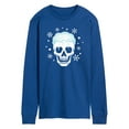 thumbnail image 1 of Instant Message - Frozen Skull - Men's Long Sleeve Graphic T-Shirt, 1 of 5