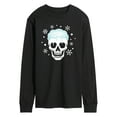 thumbnail image 1 of Instant Message - Frozen Skull - Men's Long Sleeve Graphic T-Shirt, 1 of 5