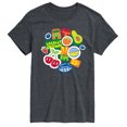 thumbnail image 1 of Instant Message - Fruit Stamps Short Sleeve Graphic T-Shirt, 1 of 5