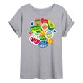 thumbnail image 1 of Instant Message - Fruit Stamps Relaxed Fit T-Shirt, 1 of 5