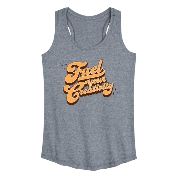 Instant Message - Fuel Your Creativity - Women's Racerback Tank Top