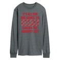 thumbnail image 1 of Instant Message - Fun And Games - Men's Long Sleeve Graphic T-Shirt, 1 of 5