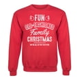thumbnail image 1 of Instant Message - Fun Old Fashion Family Christmas - Adult Crew Fleece, 1 of 5