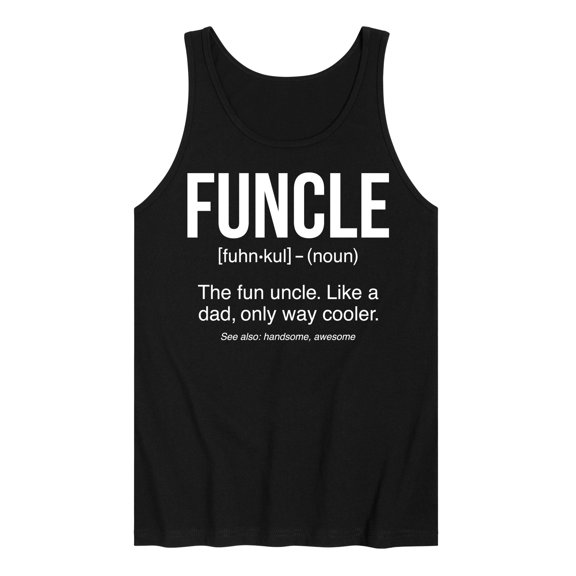 Instant Message - Funcle Definition - Men's Jersey Tank