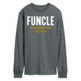 thumbnail image 1 of Instant Message - Funcle Definition - Men's Long Sleeve T-Shirt, 1 of 6