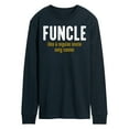 thumbnail image 1 of Instant Message - Funcle Definition - Men's Long Sleeve T-Shirt, 1 of 6