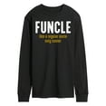 thumbnail image 1 of Instant Message - Funcle Definition - Men's Long Sleeve T-Shirt, 1 of 6