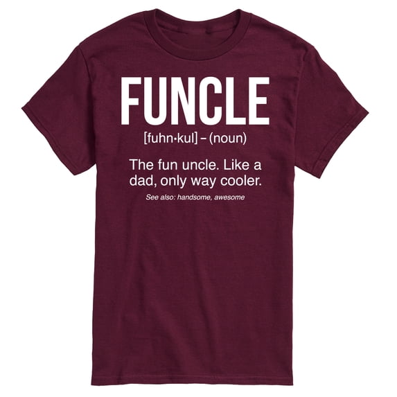 Instant Message - Funcle Definiton - Men's Short Sleeve Graphic T-Shirt