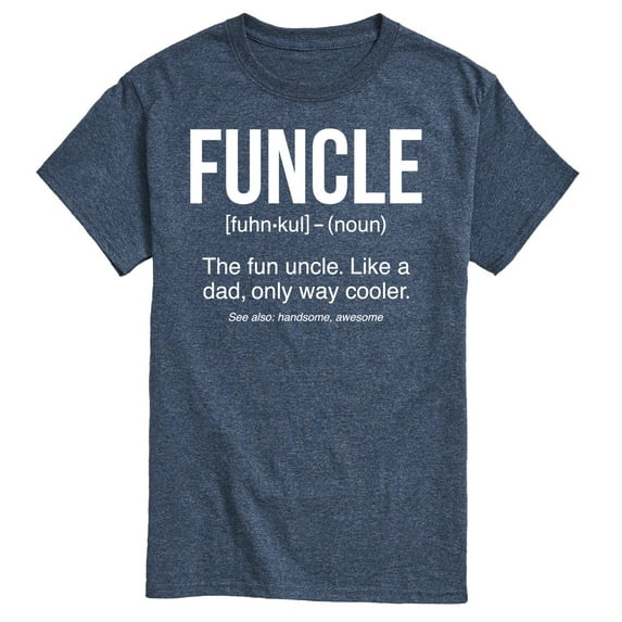 Instant Message - Funcle Definiton - Men's Short Sleeve Graphic T-Shirt