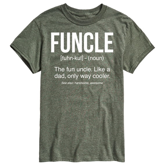Instant Message - Funcle Definiton - Men's Short Sleeve Graphic T-Shirt