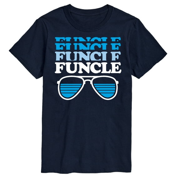 Instant Message - Funcle Shades - Men's Short Sleeve Graphic T-Shirt
