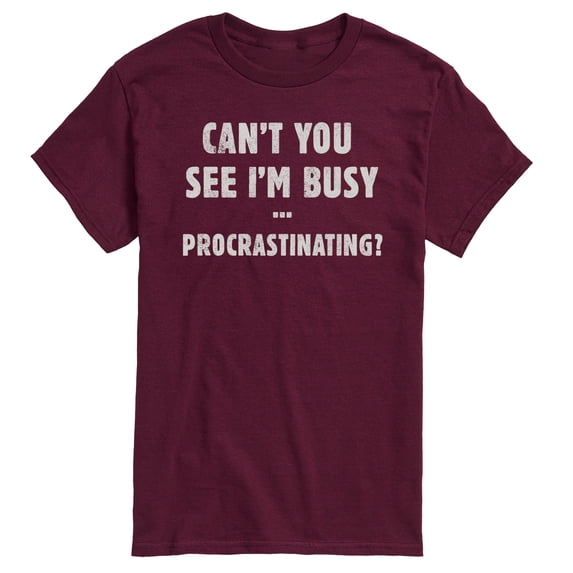 Instant Message - Funny Busy Procrastinating Short Sleeve Graphic T-Shirt