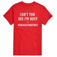 thumbnail image 1 of Instant Message - Funny Busy Procrastinating Short Sleeve Graphic T-Shirt, 1 of 5