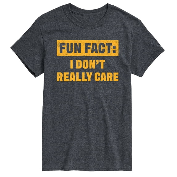 Instant Message - I Don't Really Care Short Sleeve Graphic T-Shirt