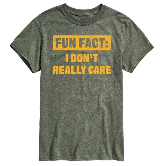 Instant Message - I Don't Really Care Short Sleeve Graphic T-Shirt