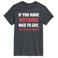 thumbnail image 1 of Instant Message - Funny Nothing Nice To Say - Adult Short Sleeve T-shirt, 1 of 5