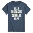thumbnail image 1 of Instant Message - Funny Sarcastic Comment Help - Adult Short Sleeve T-shirt, 1 of 5