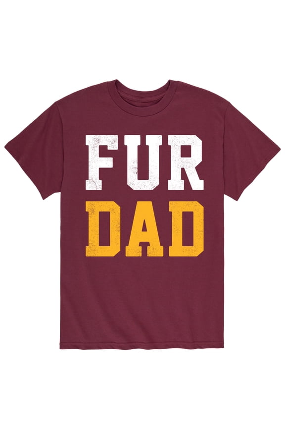 - Fur Dad - Men's Short Sleeve Graphic T-Shirt