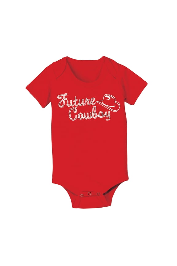 - Future Cowboy, Hat - Infant Baby One Piece