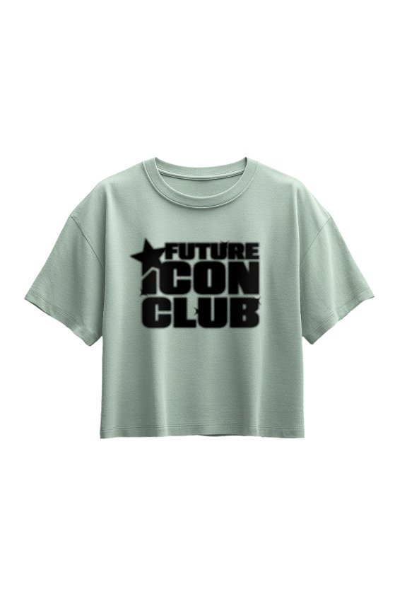 - Future Icon Club Short Sleeve Boxy Graphic T-Shirt