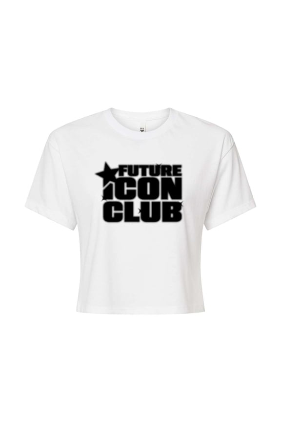 - Future Icon Club Cropped Graphic T-Shirt