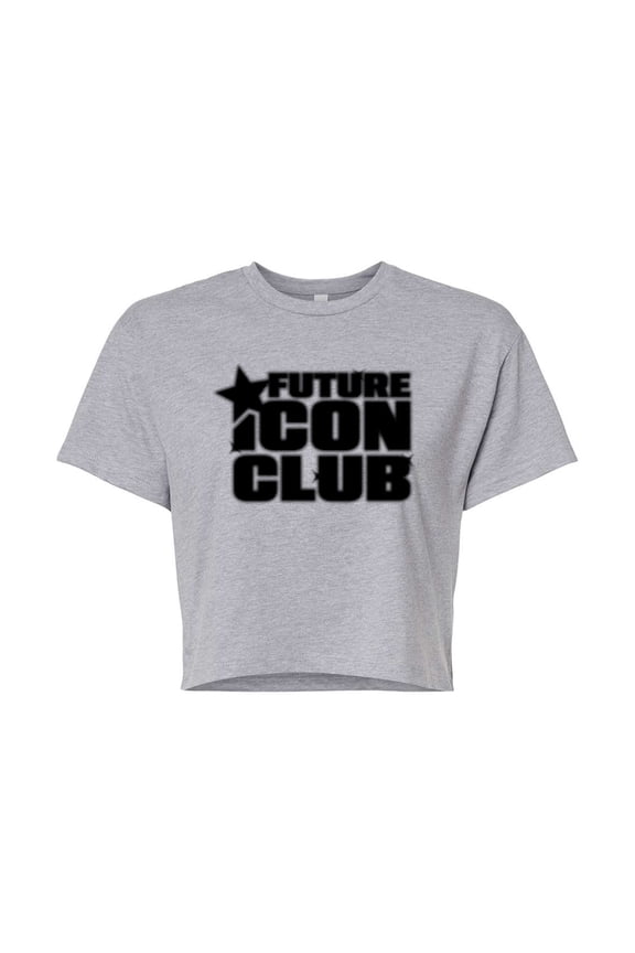 - Future Icon Club Cropped Graphic T-Shirt