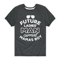 thumbnail image 1 of Instant Message - Future Ladies Man Mamas Boy - Youth Short Sleeve Tee, 1 of 5
