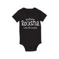 thumbnail image 1 of Instant Message - Future Rockstar Daddy - Infant Baby One Piece, 1 of 5