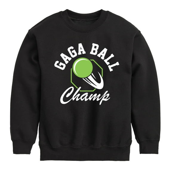 Instant Message - Gaga Ball Champ - Toddler & Youth Crewneck Fleece Sweatshirt