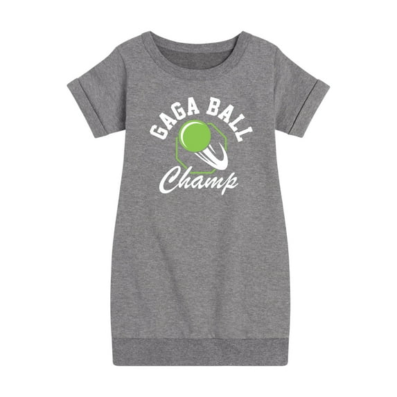 Instant Message - Gaga Ball Champ - Toddler & Youth Girls Fleece Dress