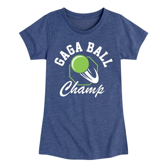 Instant Message - Gaga Ball Champ - Toddler & Youth Girls Short Sleeve Graphic T-Shirt