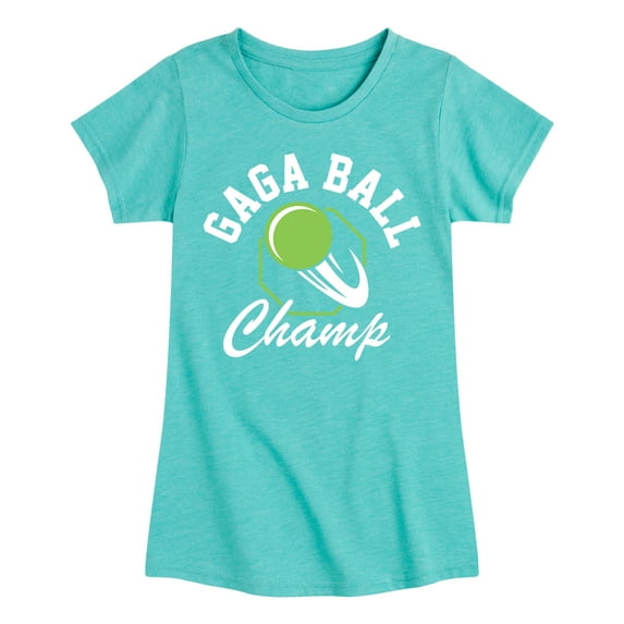 Instant Message - Gaga Ball Champ - Toddler & Youth Girls Short Sleeve Graphic T-Shirt