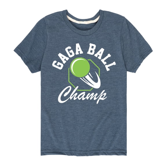 Instant Message - Gaga Ball Champ - Toddler & Youth Short Sleeve Graphic T-Shirt