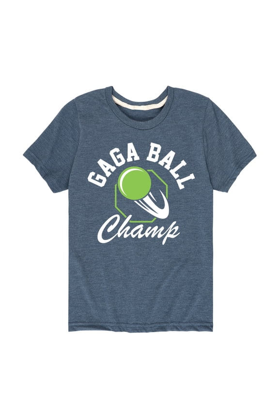 - Gaga Ball Champ - Toddler & Youth Short Sleeve Graphic T-Shirt